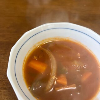 野菜たっぷりトマトスープ